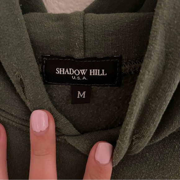 Shadow Hill | Green and Orange Hoodie - Picture 5 of 5